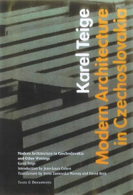 Modern Architecture in Czechoslovakia and Other Writings book