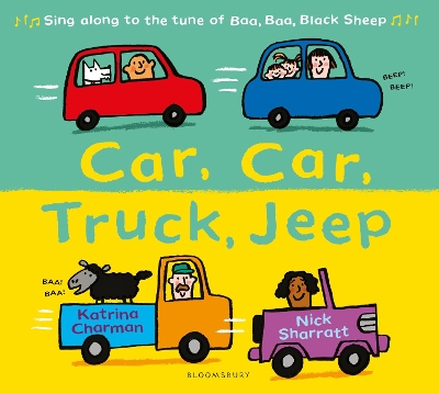 Car, Car, Truck, Jeep by Katrina Charman