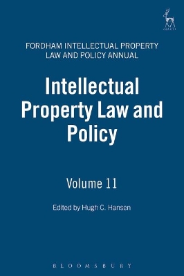 Intellectual Property Law and Policy: Volume 11 book