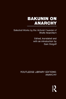 Bakunin on Anarchy book