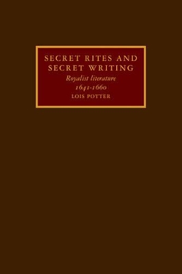 Secret Rites and Secret Writing book