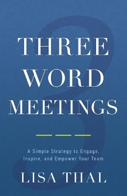 Three Word Meetings book