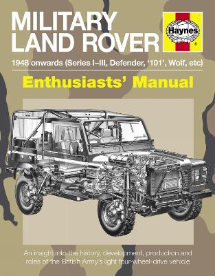 Military Land Rover 1948 Onwards (Series I-III, Defender, '101', Wolf, book