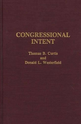 Congressional Intent book