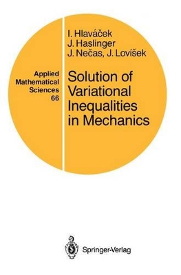 Solution of Variational Inequalities in Mechanics book