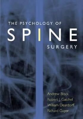Psychology of Spine Surgery book