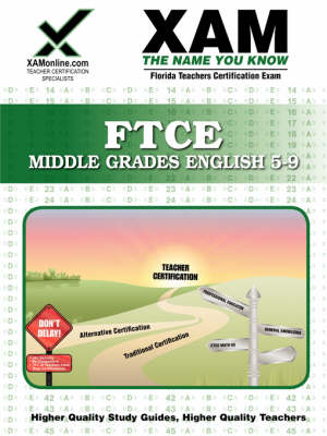 FTCE Middle Grades English 5-9 Teacher Certification Test Prep Study Guide book