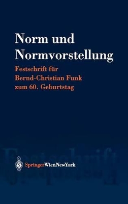 Norm Und Normvorstellung book