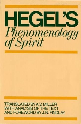 Phenomenology of Spirit book