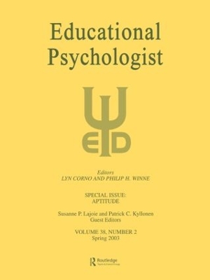 Aptitude: A Special Issue of Educational Psychologist book