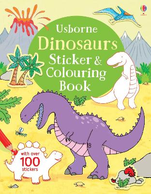 Dinosaurs Sticker & Colouring Book book