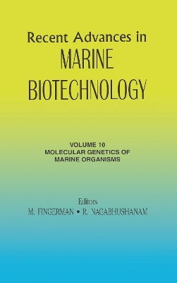 Recent Advances in Marine Biotechnology by Milton Fingerman