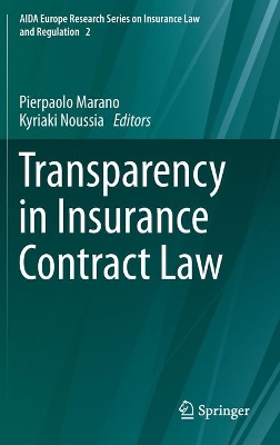 Transparency in Insurance Contract Law book