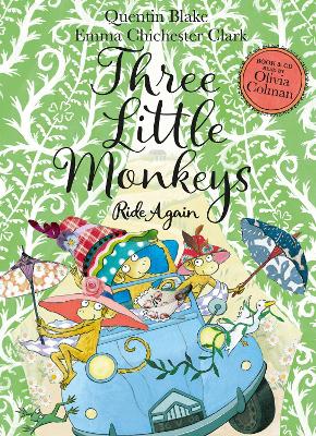 Three Little Monkeys Ride Again: Book & CD by Quentin Blake