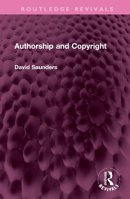 Authorship and Copyright book