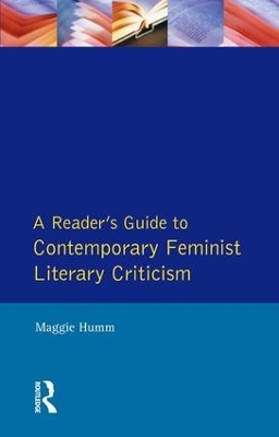 Readers Guide to Contemporary Feminist Literary Criticism book