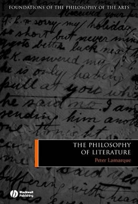 Philosophy of Literature book