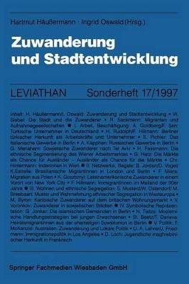 Zuwanderung und Stadtentwicklung book