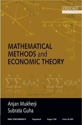 Mathematical Methods and Economic Theory book