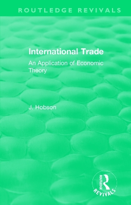 International Trade by J. Hobson