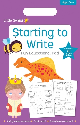 Little Genius Starting to Write Fun Educational Pad book