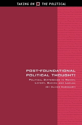 Post-foundational Political Thought by Oliver Marchart