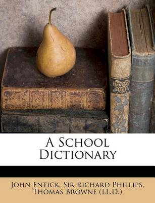 A School Dictionary book