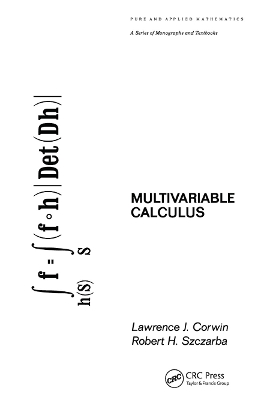 Multivariable Calculus by L. Corwin