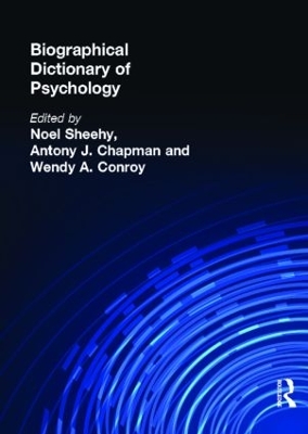 Biographical Dictionary of Psychology book