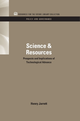 Science & Resources: Prospects and Implications of Technological Advance book