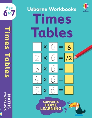 Usborne Workbooks Times Tables 6-7 book