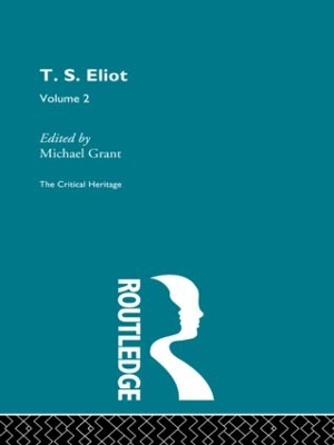 T.S. Eliot Volume 2 book