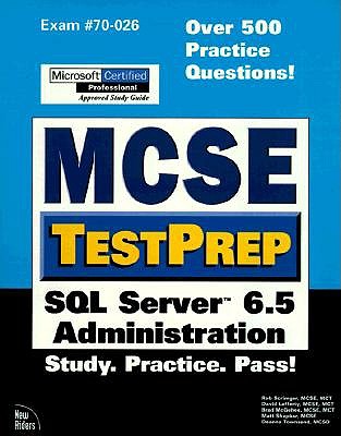MCSE TestPrep: SQL Server 6.5 book