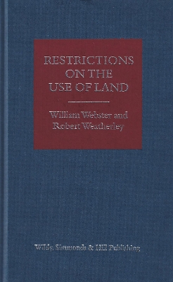 Restrictions on the Use of Land book