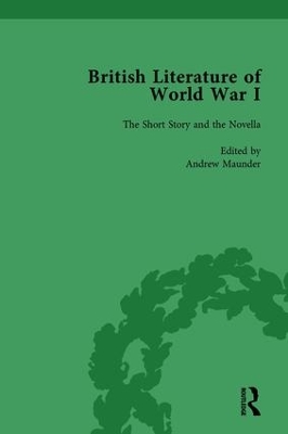 British Literature of World War I, Volume 1 book