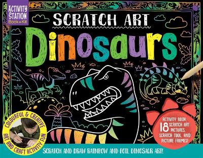 Scratch Art Dinosaurs by Nat Lambert