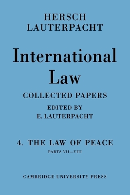 International Law: Volume 4, Part 7-8 book