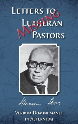 Missing Letters to Lutheran Pastors, Hermann Sasse book