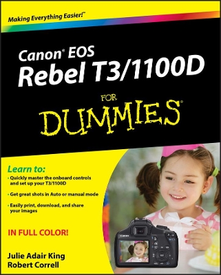 Canon EOS Rebel T3/1100D For Dummies book