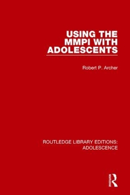 Using the MMPI with Adolescents book