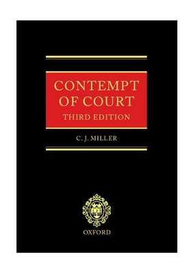 Contempt of Court book