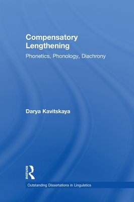 Compensatory Lengthening: Phonetics, Phonology, Diachrony book