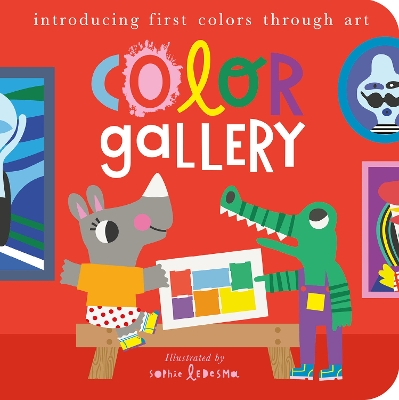 Color Gallery: Introducing first colors through art book
