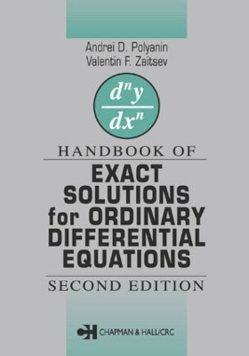 Handbook of Exact Solutions for Ordinary Differential Equations book