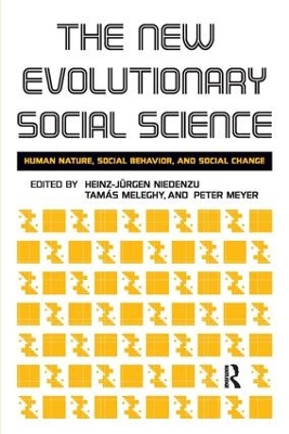 New Evolutionary Social Science by Heinz-Jurgen Niedenzu