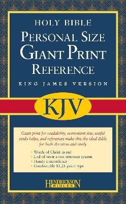 Personal Size Giant Print Reference Bible-KJV book