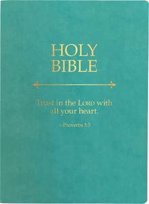 KJV Holy Bible, Trust in the Lord Life Verse Edition, Large Print, Coastal Blue Ultrasoft: (Red Letter, 1611 Version) book