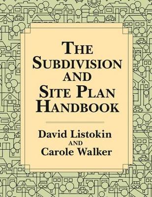 Subdivision and Site Plan Handbook book