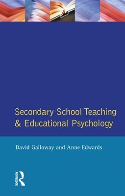 Secondary School Teaching and Educational Psychology book