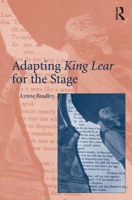Adapting King Lear for the Stage book